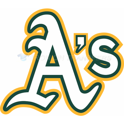 Oakland Athletics Iron-on Stickers (Heat Transfers)NO.1798